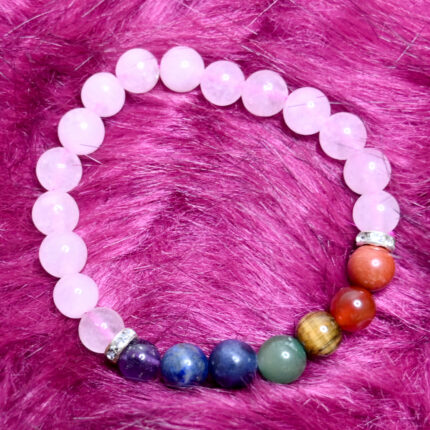 Rose Quartz With Sevanchakra